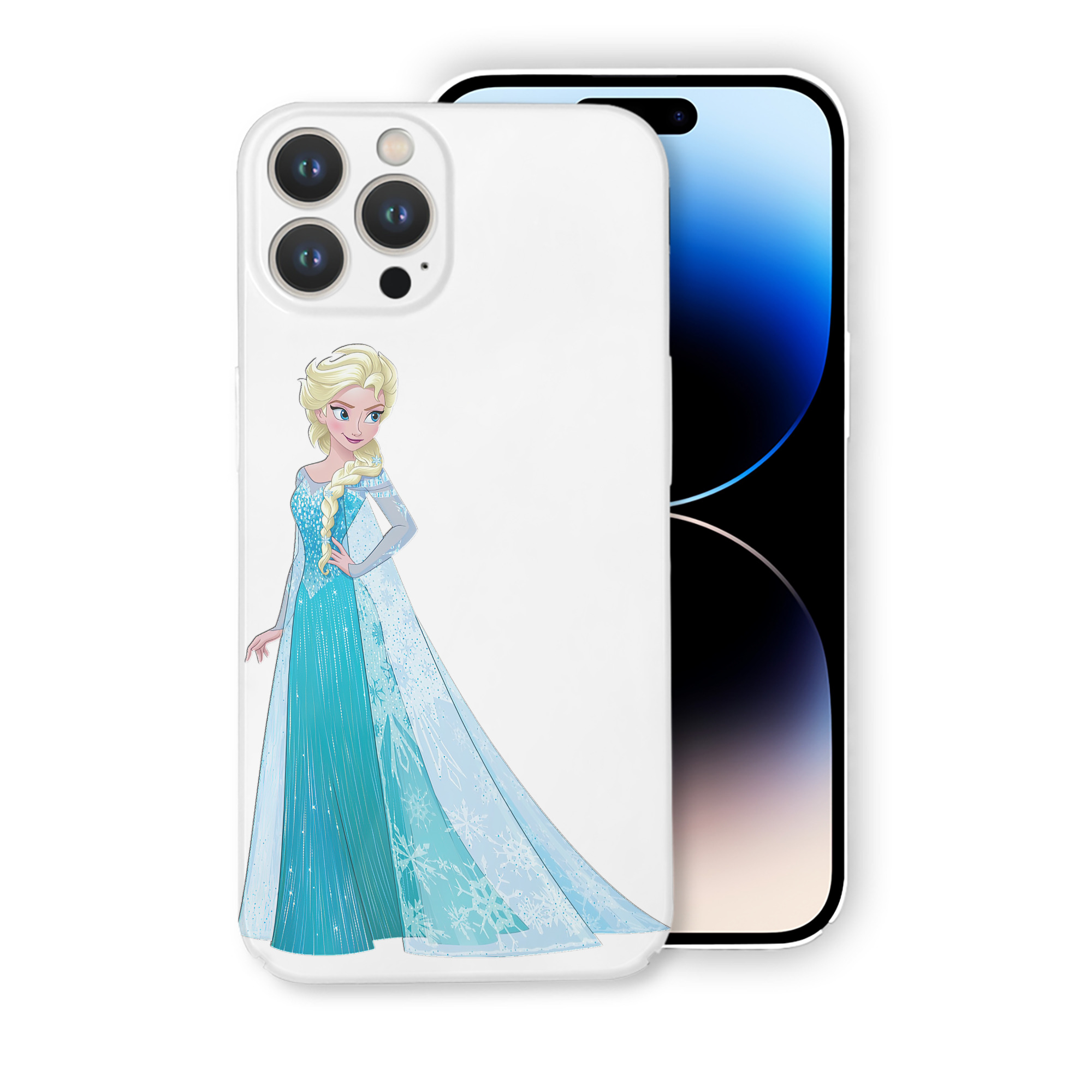 （画像用） アナと雪の女王 アンナ エルサ Frozen Anna Elsa 【iPhone 14シリーズ対応】ハードケース